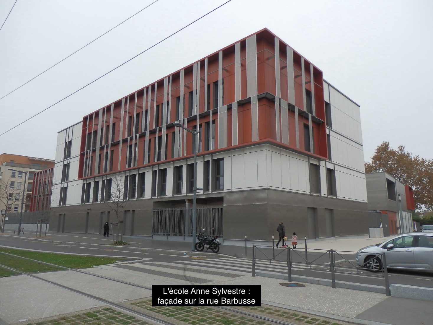 Ecole Anne Sylvestre - Façade côté rue Henri Barbusse
