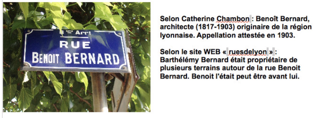 Rue Benoît-Bernard