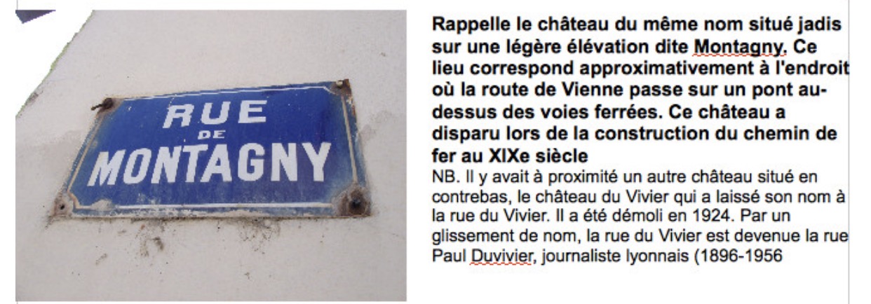Rue de Montagny