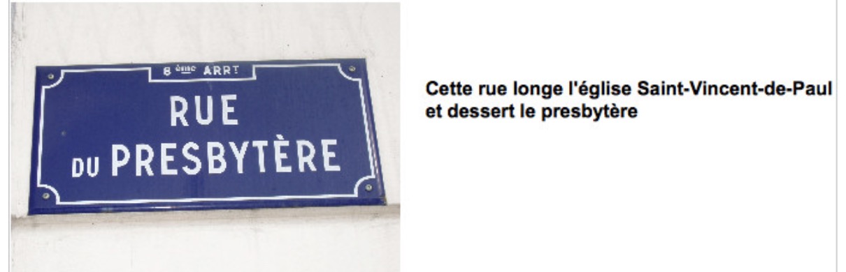 Rue du Presbytère